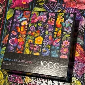 Vibrant Butterfly Puzzle Art